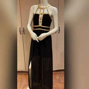 Formal Black Gold Dress